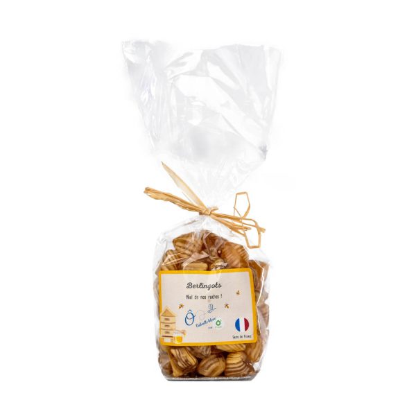 O3 Agri, packshot bonbons au miel berlingots