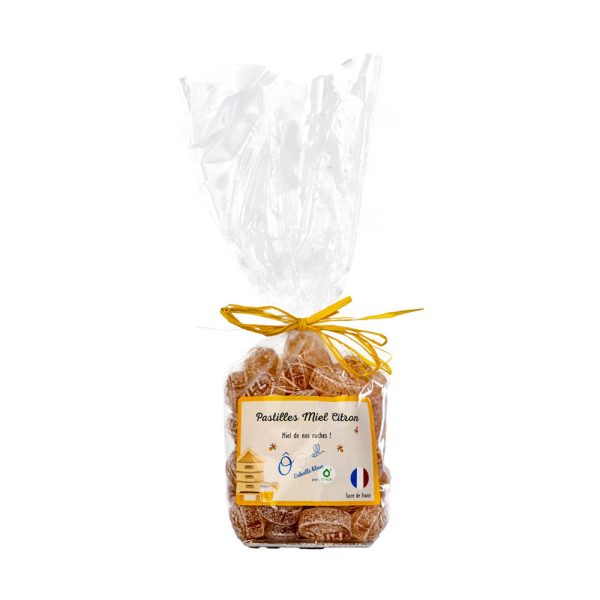 O3 Agri, packshot des pastilles miel citron
