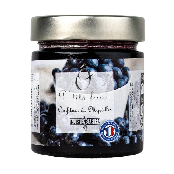 O3 Agri, packshot confiture de myrtilles