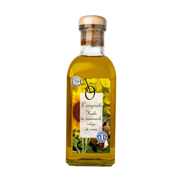 O3 Agri, packshot huile de tournesol, colza et noix, l'Original